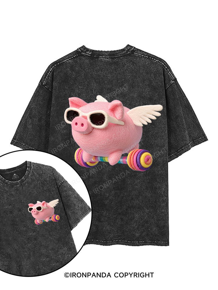 LIFT HIGH, FLY HIGHER printed Gym Shirt