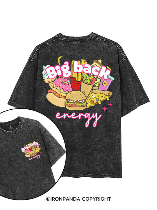 Big Back Energy printed Gym Shirt