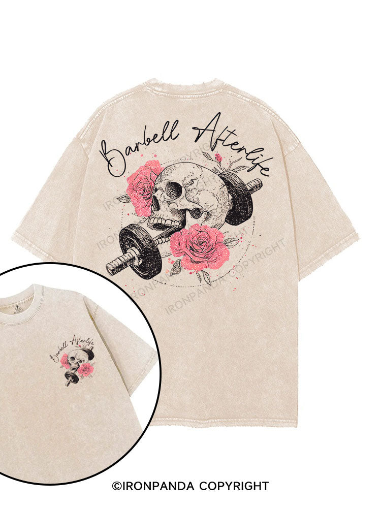 Barbell Afterlife printed Gym Shirt