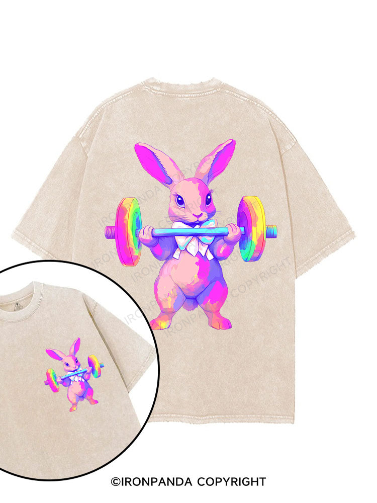 HOP HARD, LIFT HARDER printed Gym Shirt