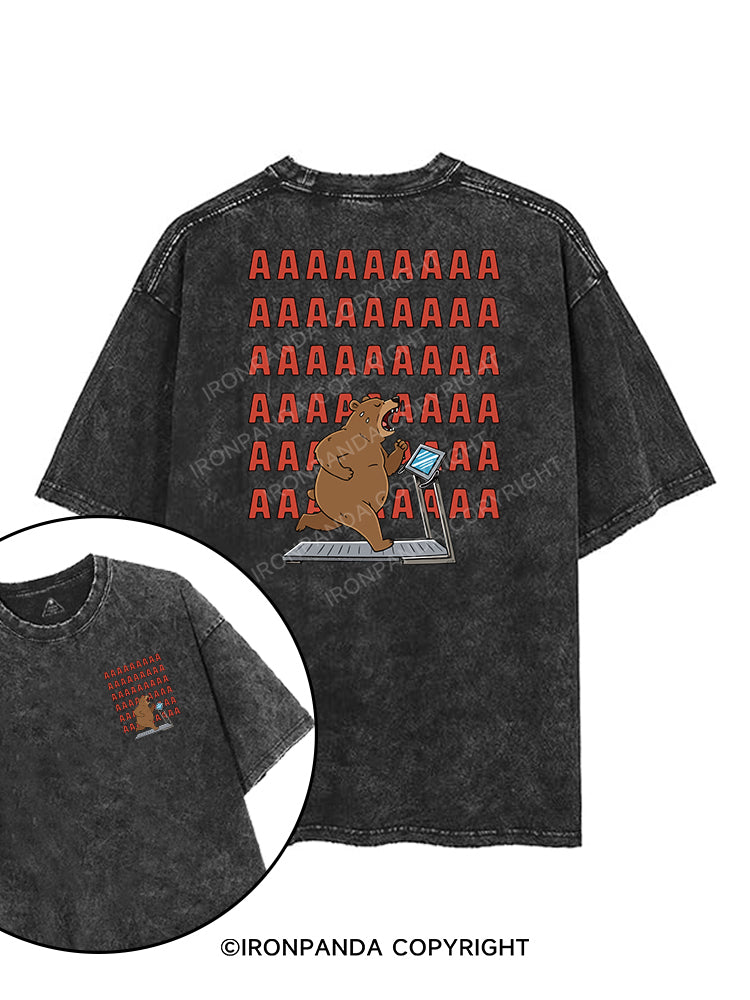 BEAR FITNESS printed Gym Shirt