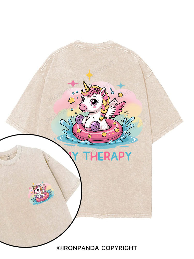 MY THERAPY printed Gym Shirt