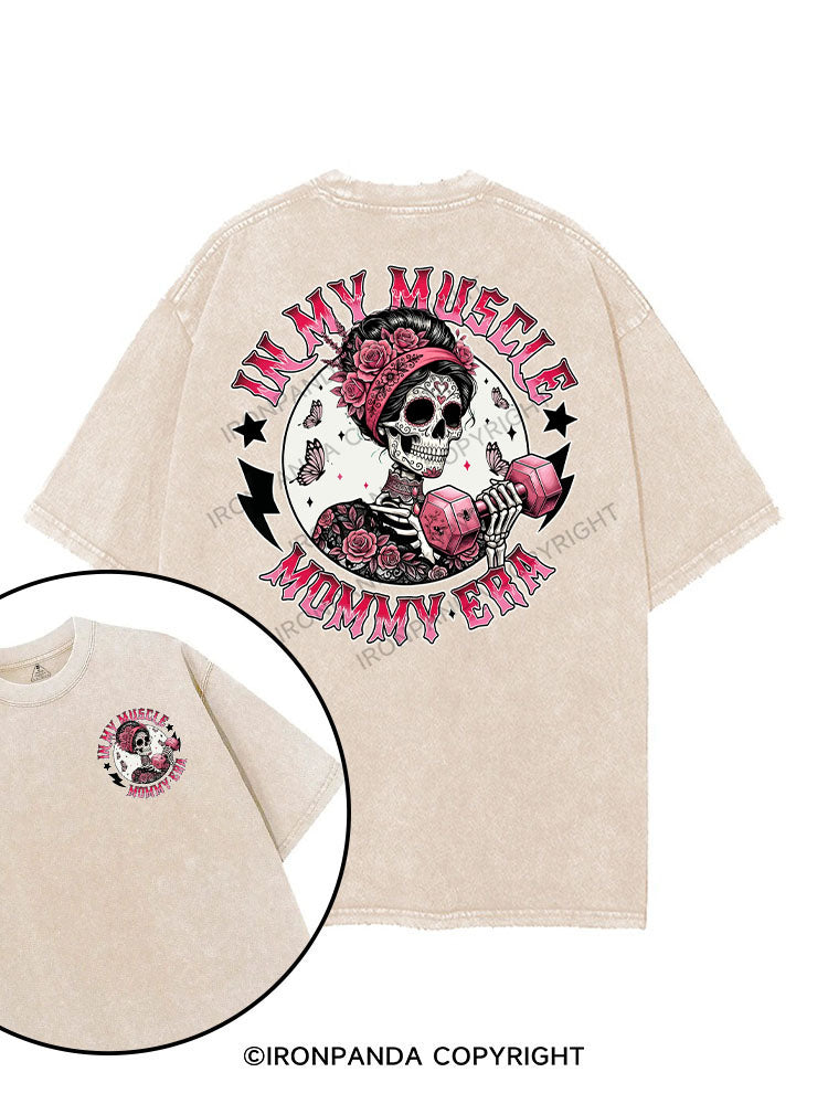 In my muscle mommy era printed Gym Shirt