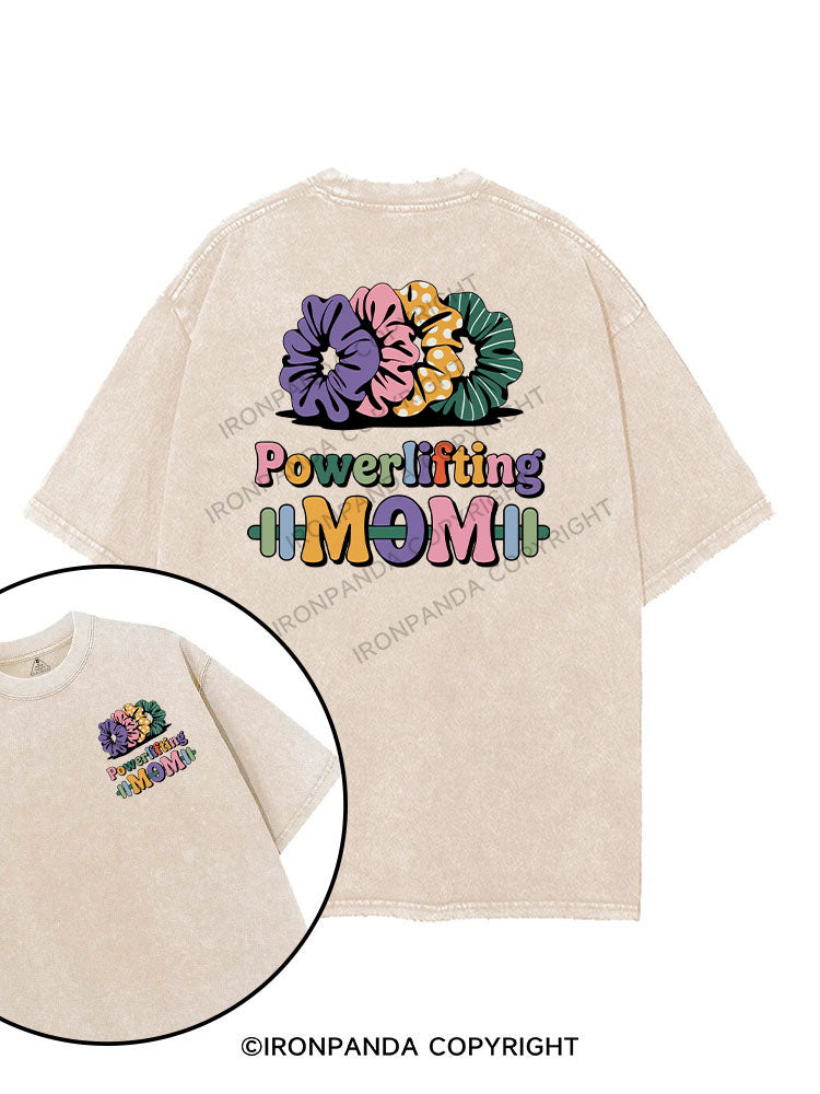 Powerlifting MOM printed Gym Shirt