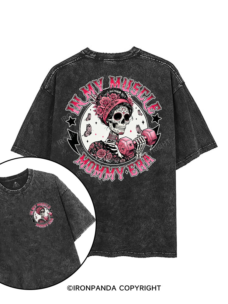In my muscle mommy era printed Gym Shirt