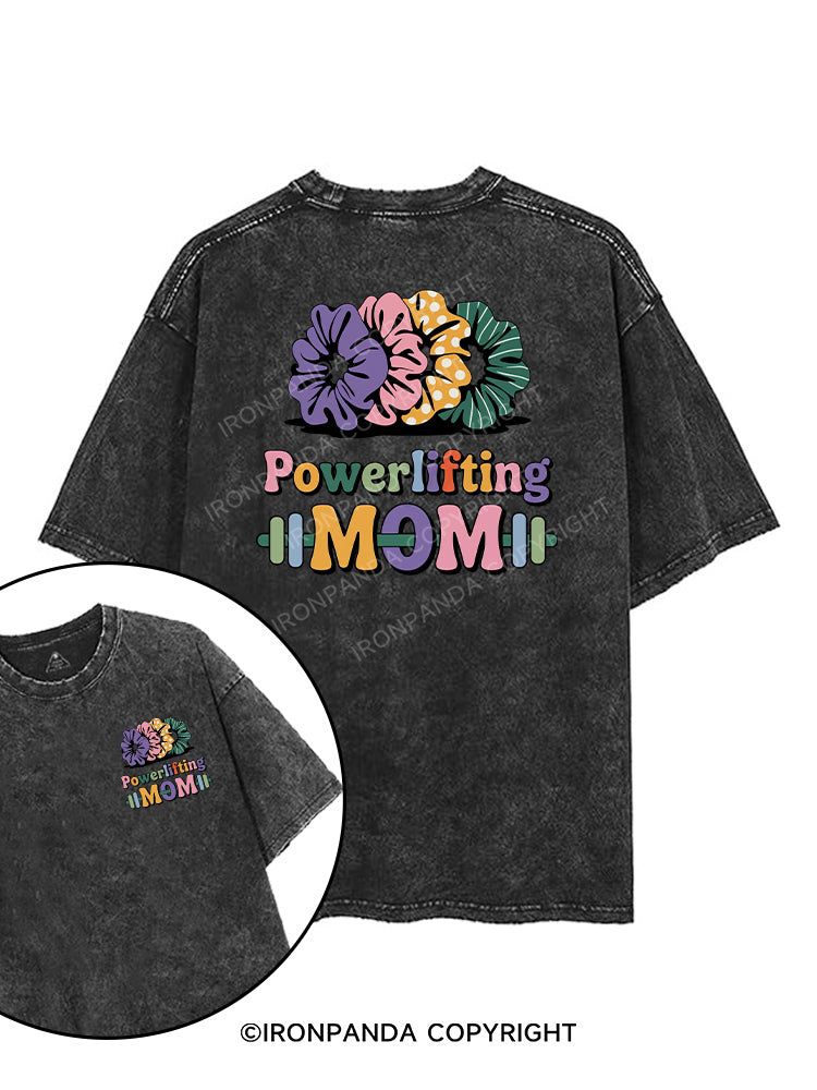 Powerlifting MOM printed Gym Shirt