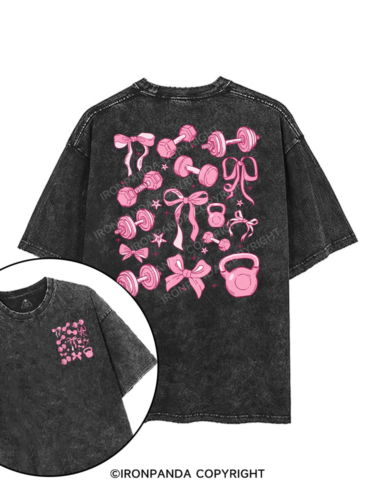 Pink Power Club printed Gym Shirt