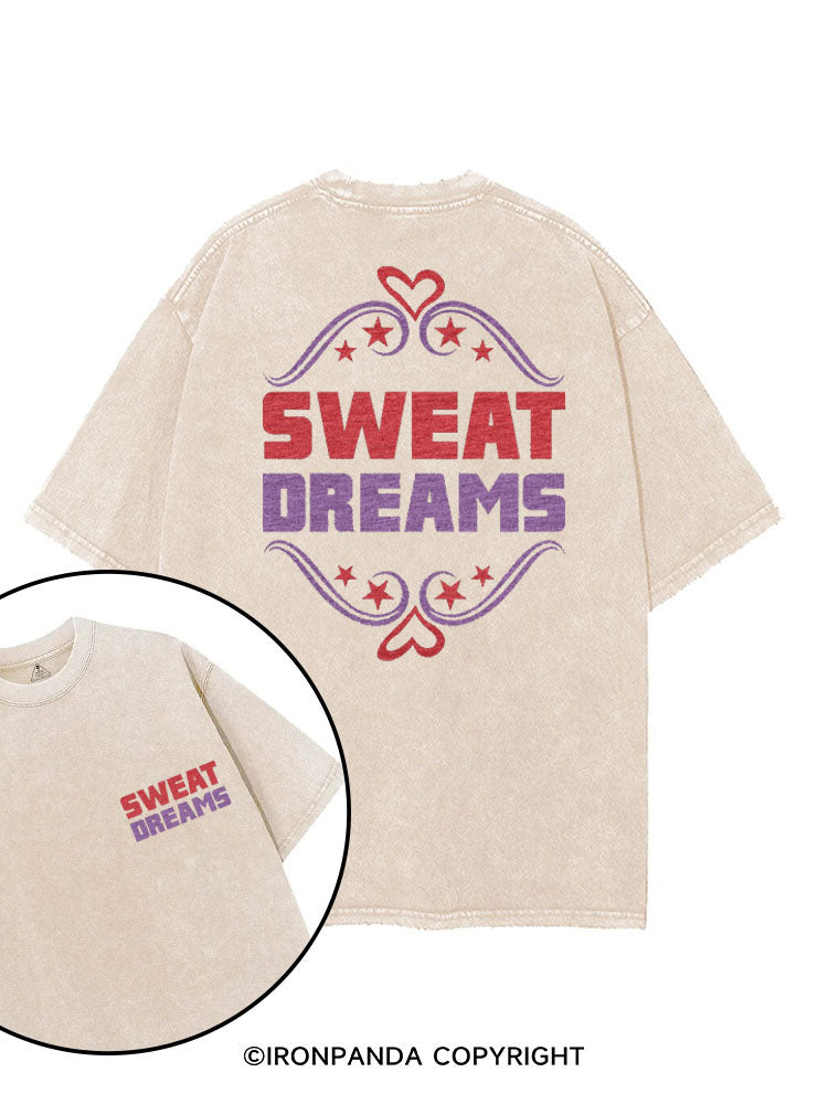 SWEAT DREAMS printed Gym Shirt