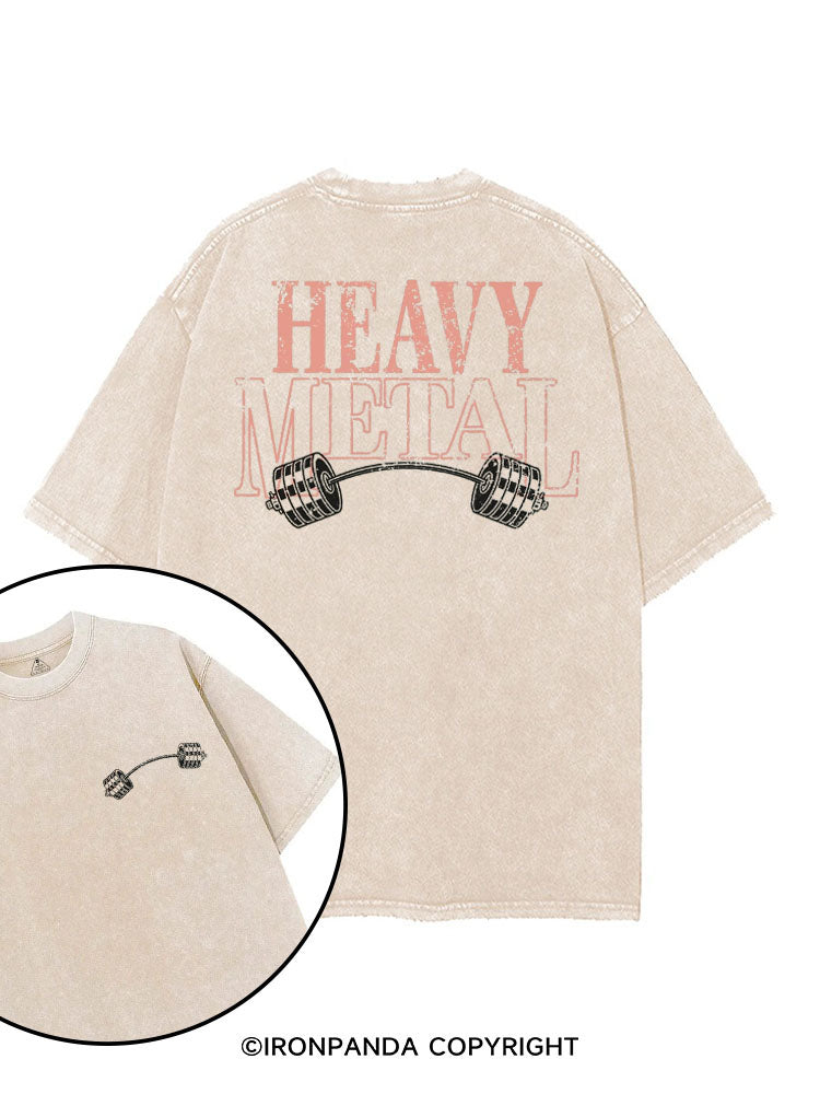HEAVY METAL FITNESS printed Gym Shirt