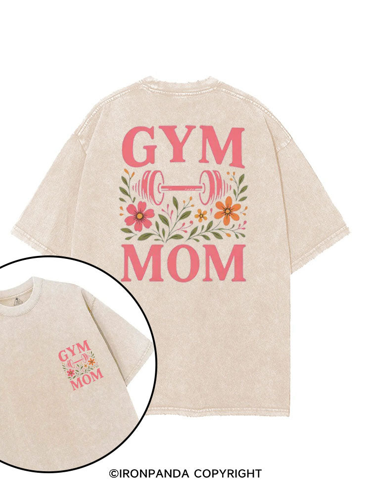 GYM MOM printed Gym Shirt