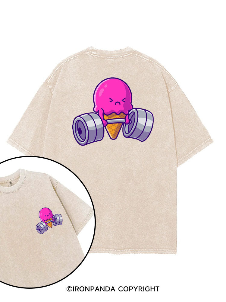 SWOLE CONE printed Gym Shirt