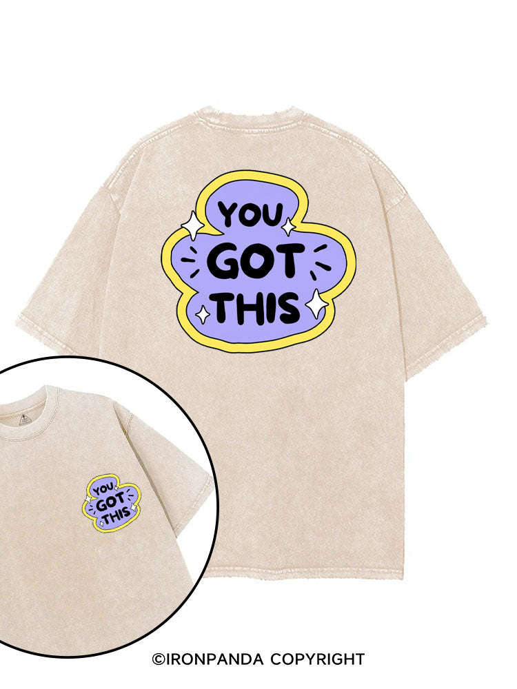 YOU GOT THIS printed Gym Shirt
