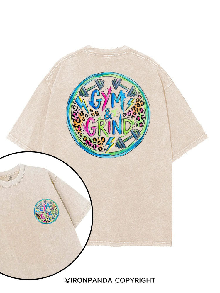 GYM & GRIND printed Gym Shirt