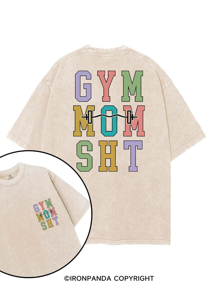 GYM MOM SHT printed Gym Shirt