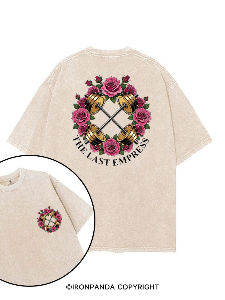 THE LAST EMPRESS printed Gym Shirt