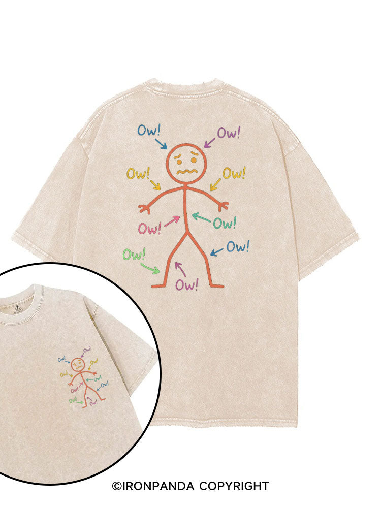 OW! printed Gym Shirt
