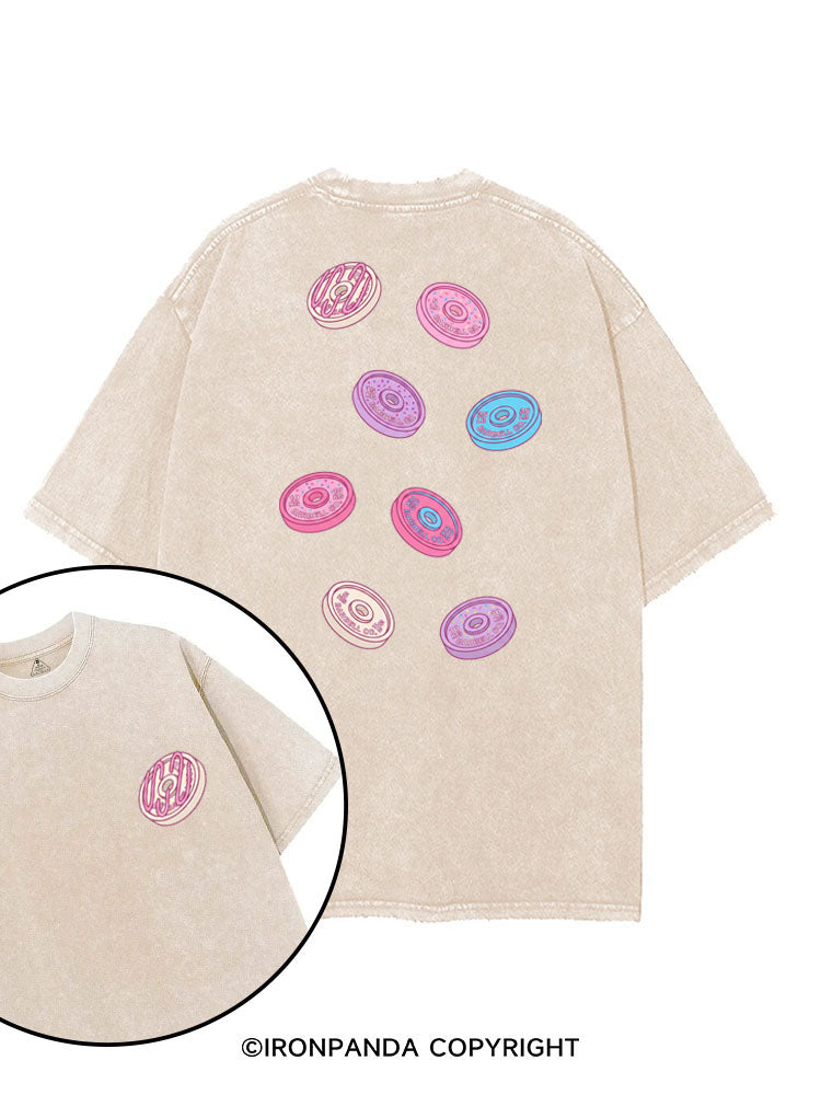 DONUT PLATES printed Gym Shirt
