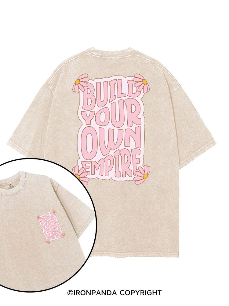 BUILD YOUR OWN EMPIRE printed Gym Shirt