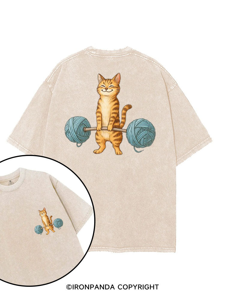 YARN LIFTER printed Gym Shirt