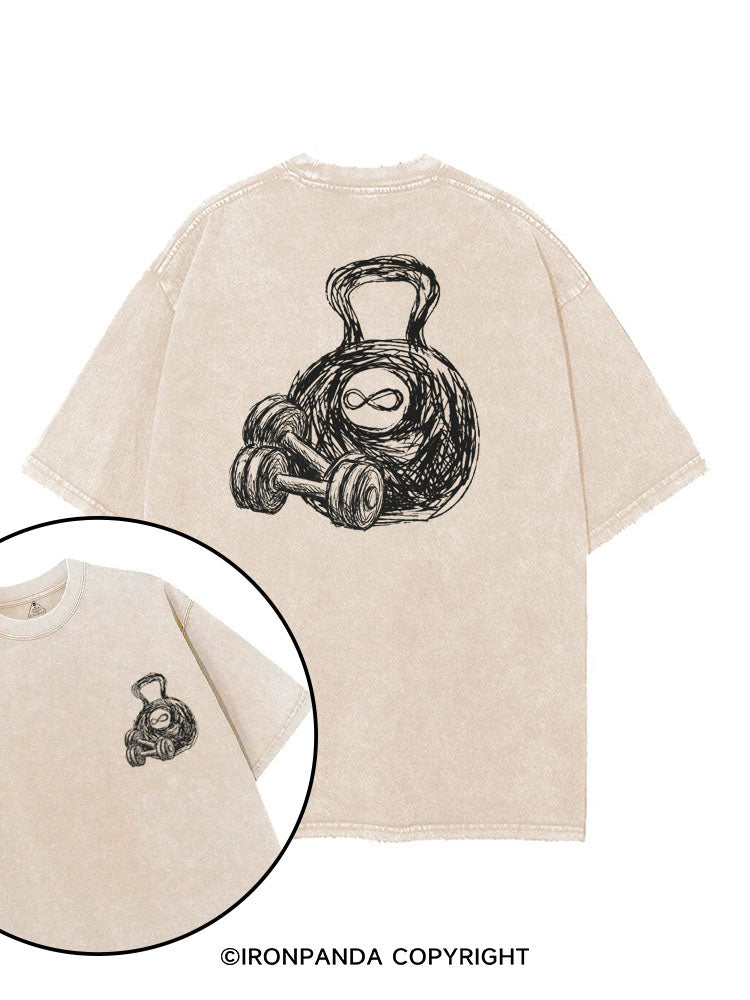 INFINITE STRENGTH printed Gym Shirt