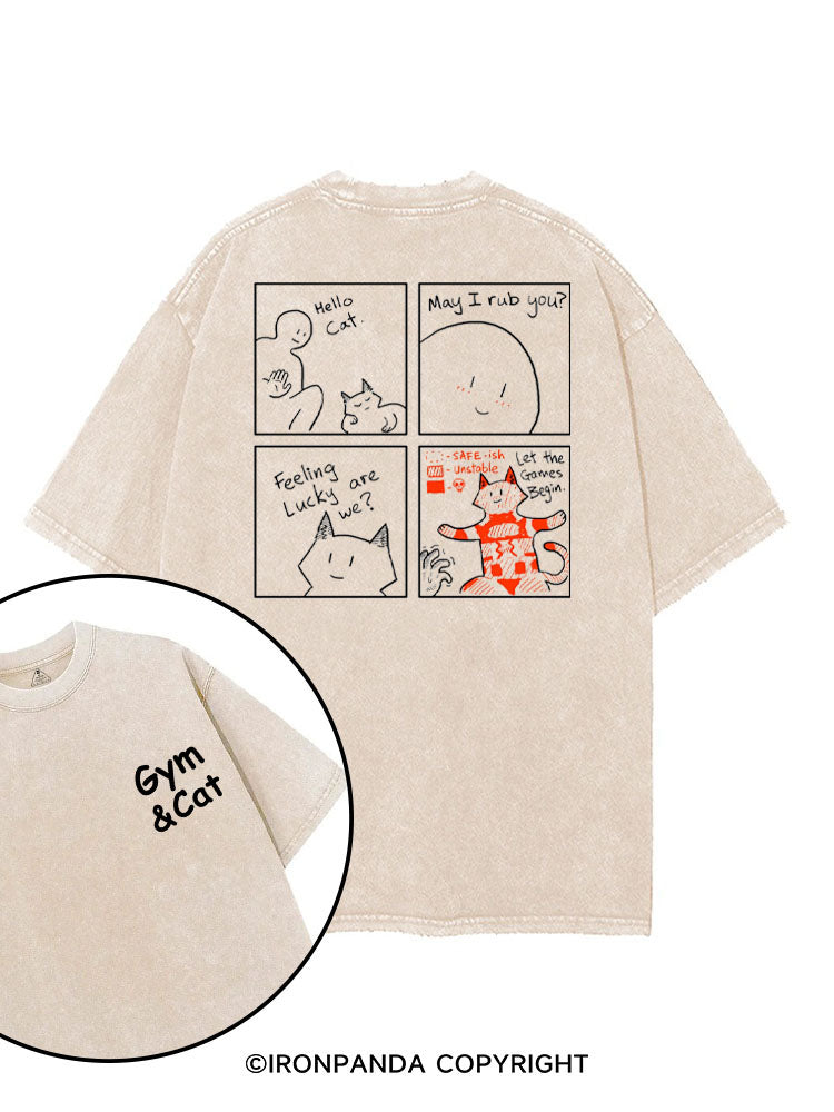 GYM & CAT printed Gym Shirt