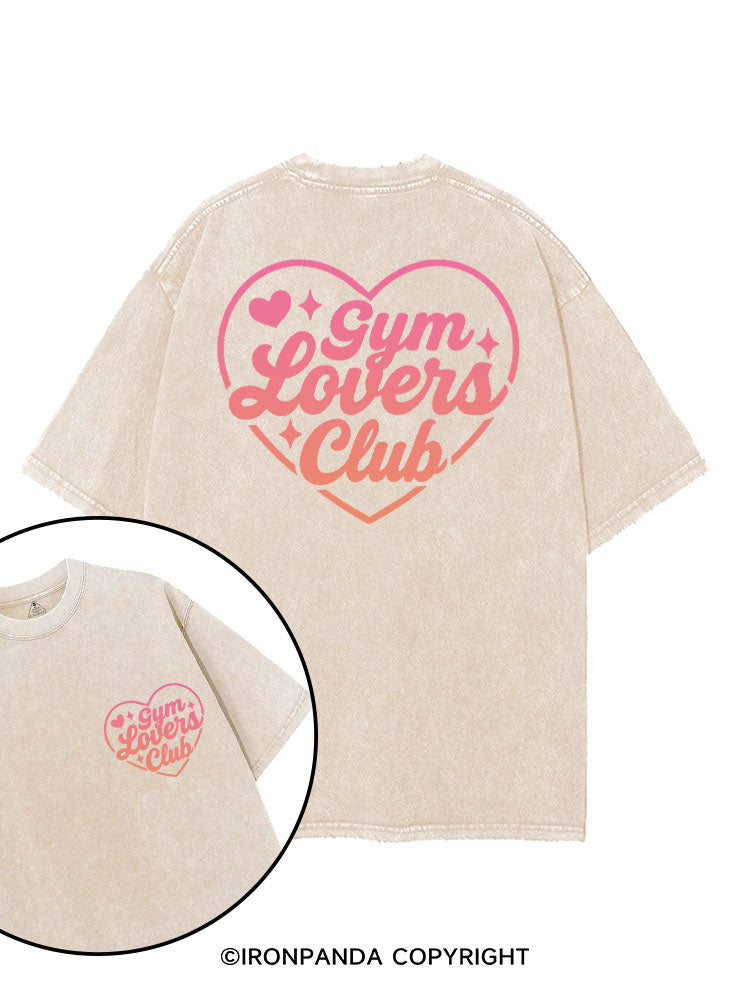 GYM LOVERS CLUB printed Gym Shirt