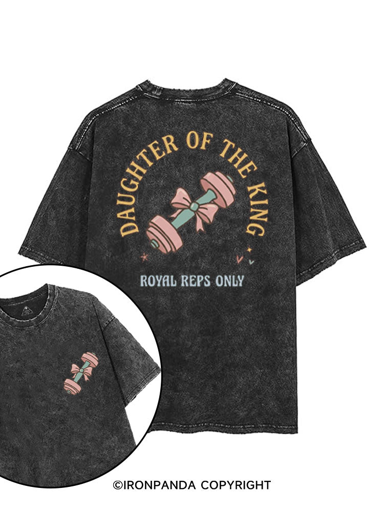 DAUGHTER OF THE KING ROYAL REPS ONLY printed Gym Shirt