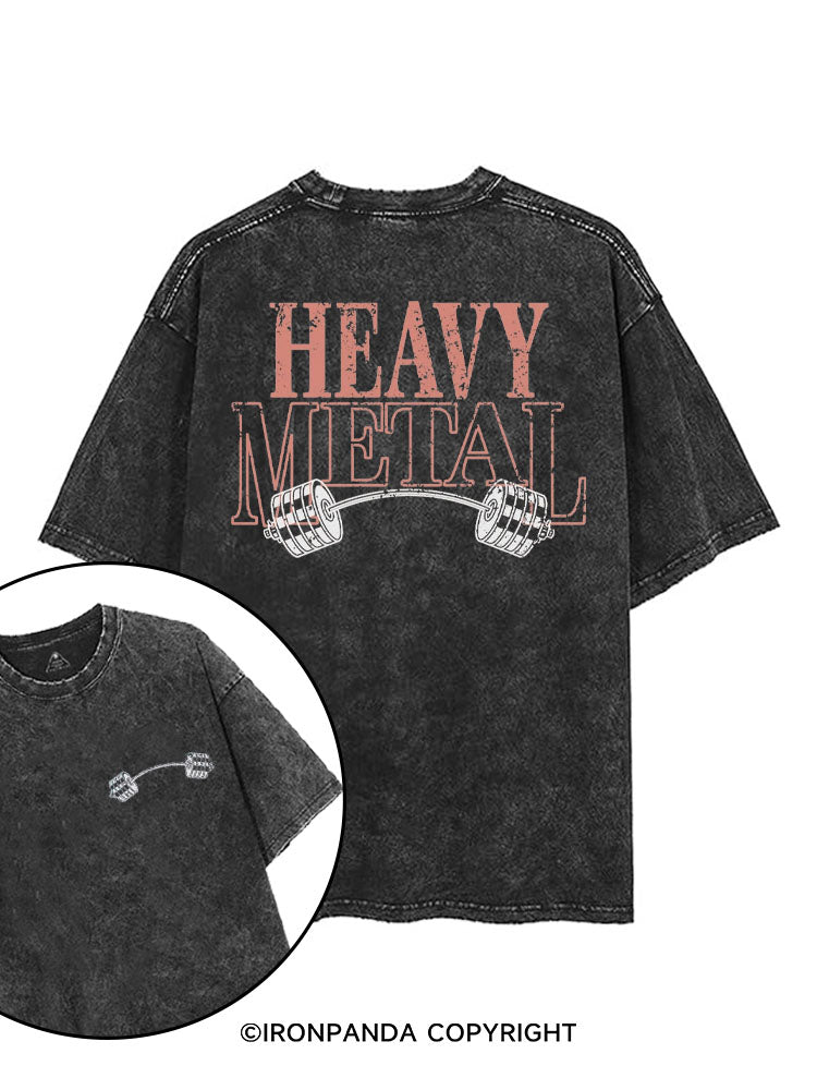 HEAVY METAL FITNESS printed Gym Shirt