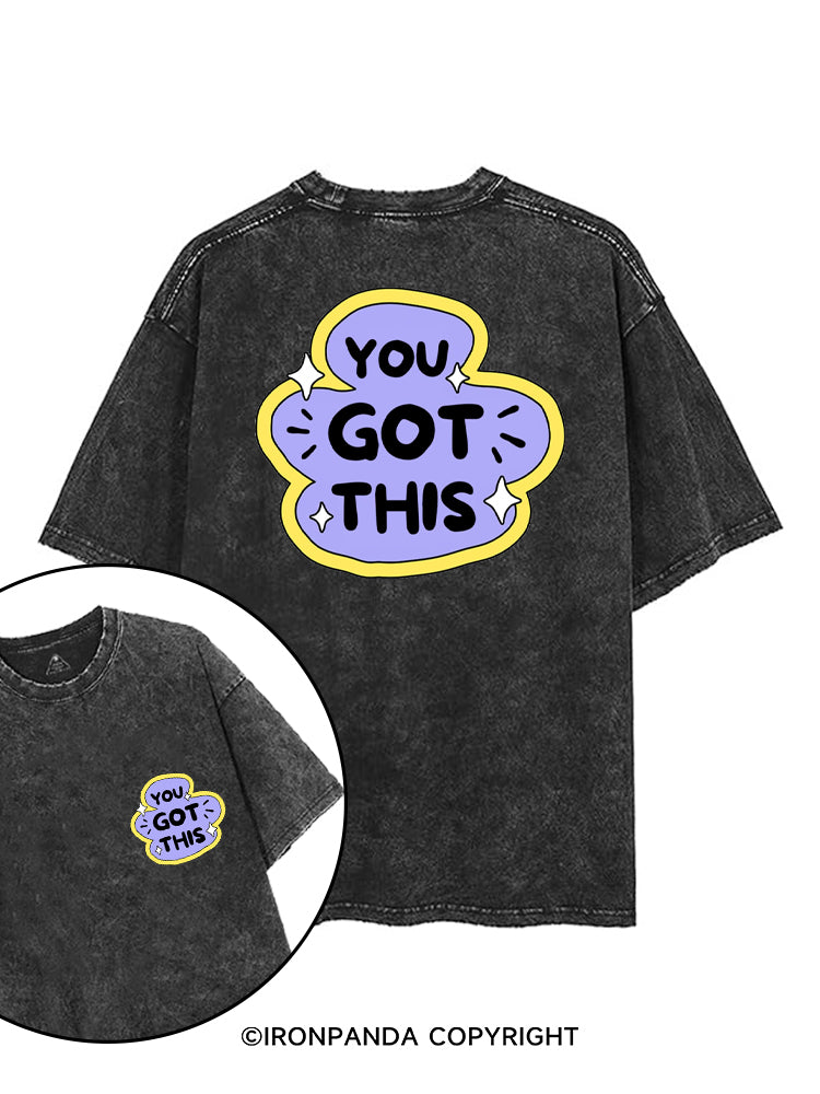 YOU GOT THIS printed Gym Shirt