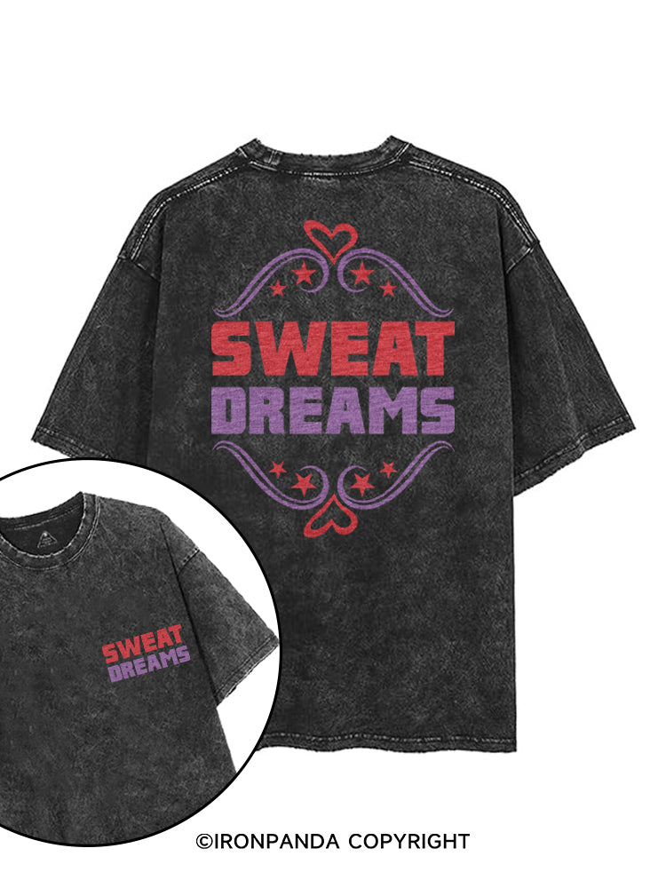 SWEAT DREAMS printed Gym Shirt