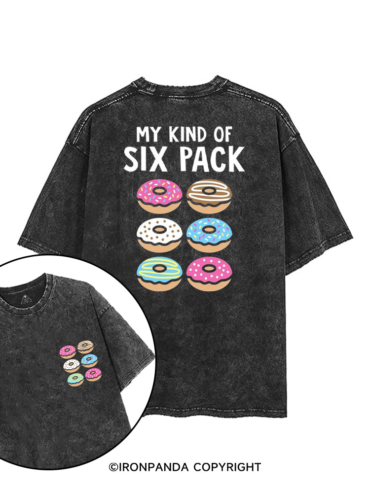 MY KIND OF SIX PACK printed Gym Shirt