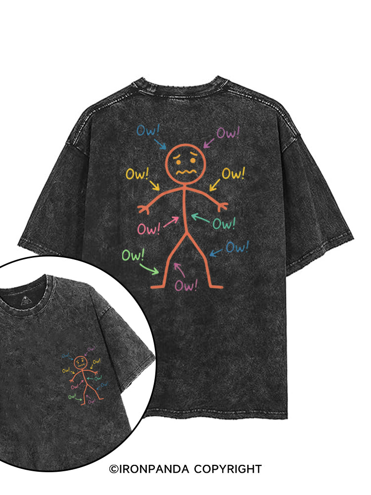 OW! printed Gym Shirt