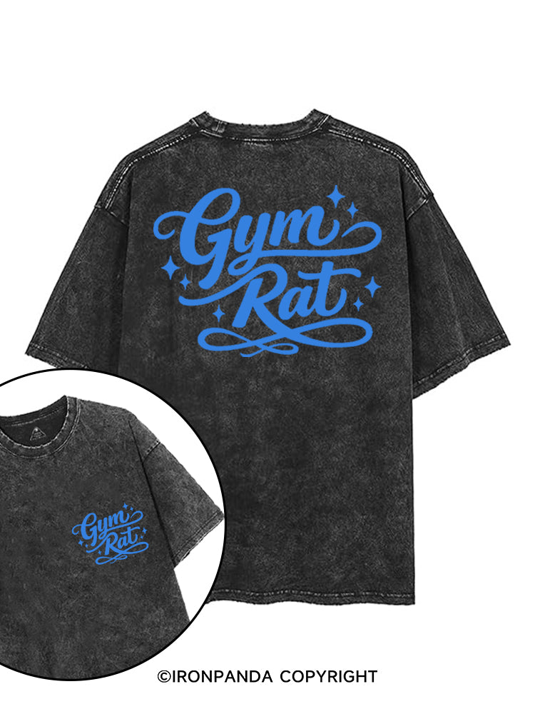 GYM RAT printed Gym Shirt
