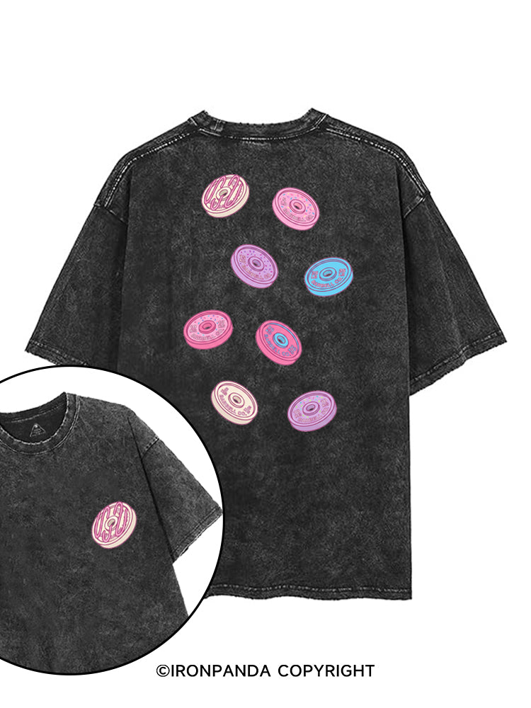 DONUT PLATES printed Gym Shirt