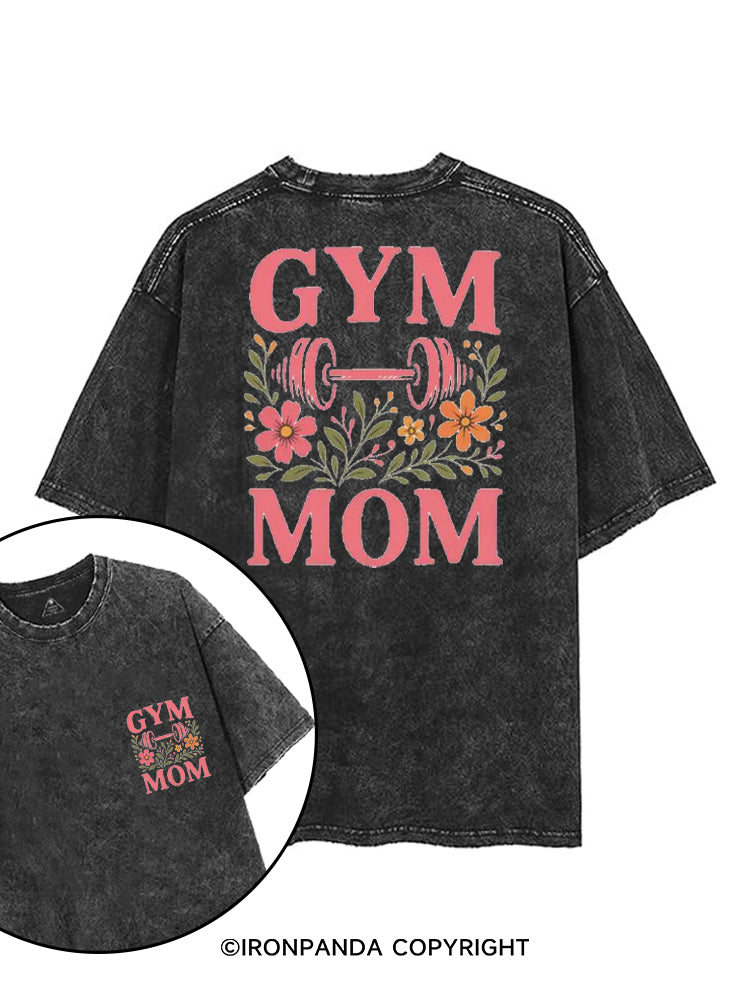 GYM MOM printed Gym Shirt