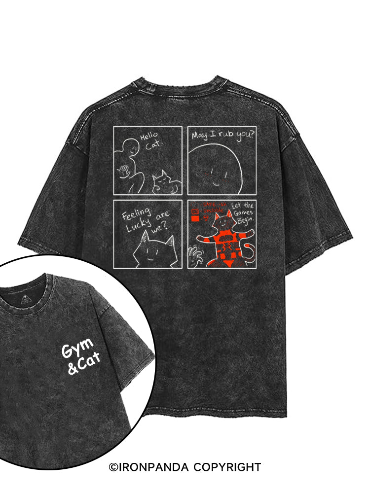 GYM & CAT printed Gym Shirt