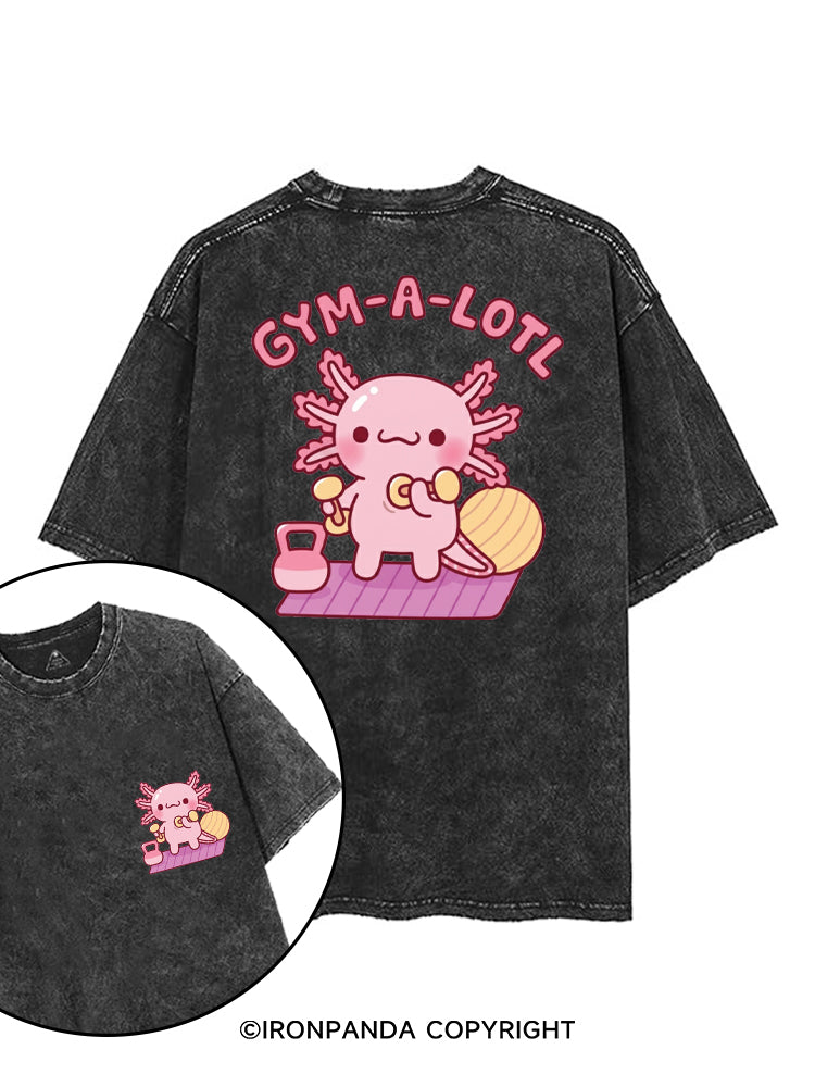 GYM-A-LOTL printed Gym Shirt