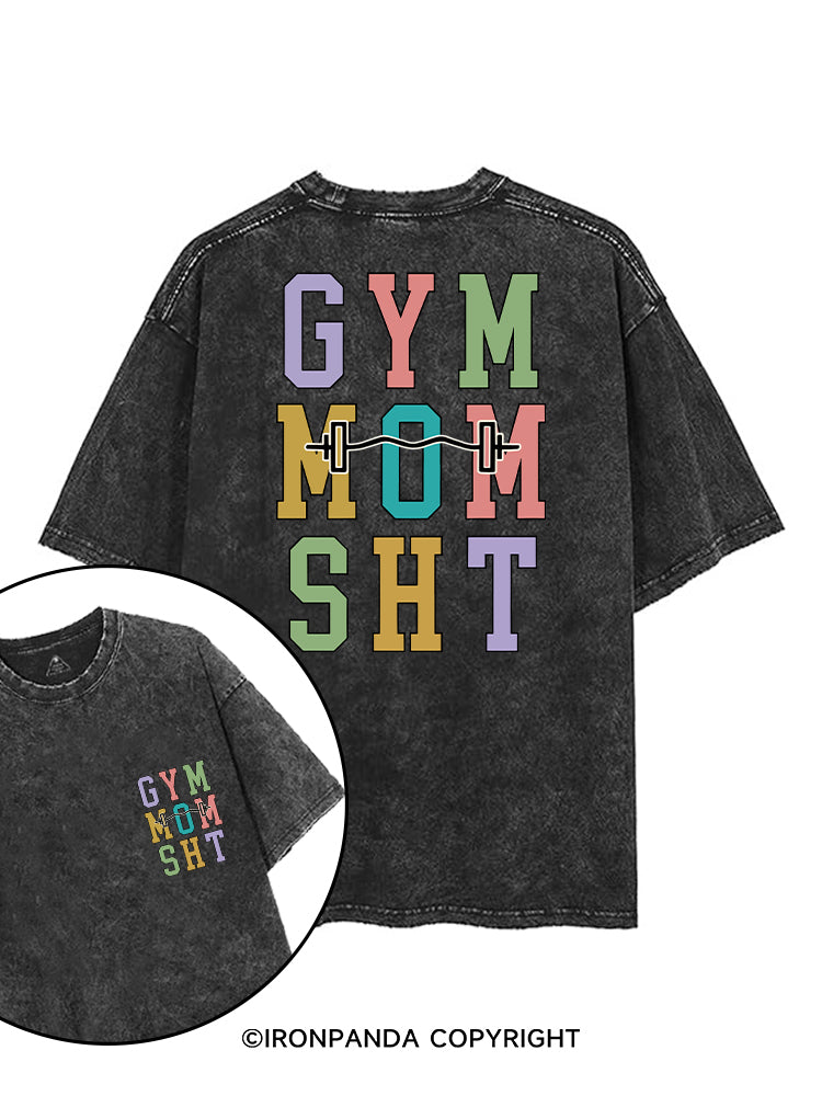GYM MOM SHT printed Gym Shirt