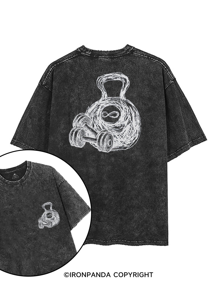 INFINITE STRENGTH printed Gym Shirt