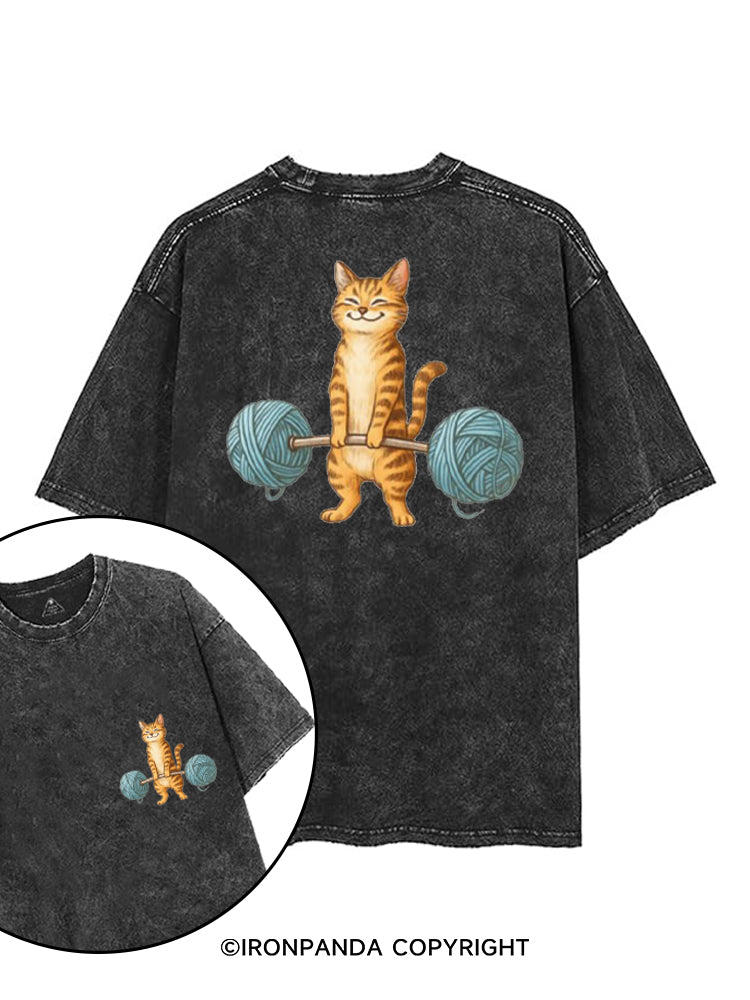 YARN LIFTER printed Gym Shirt