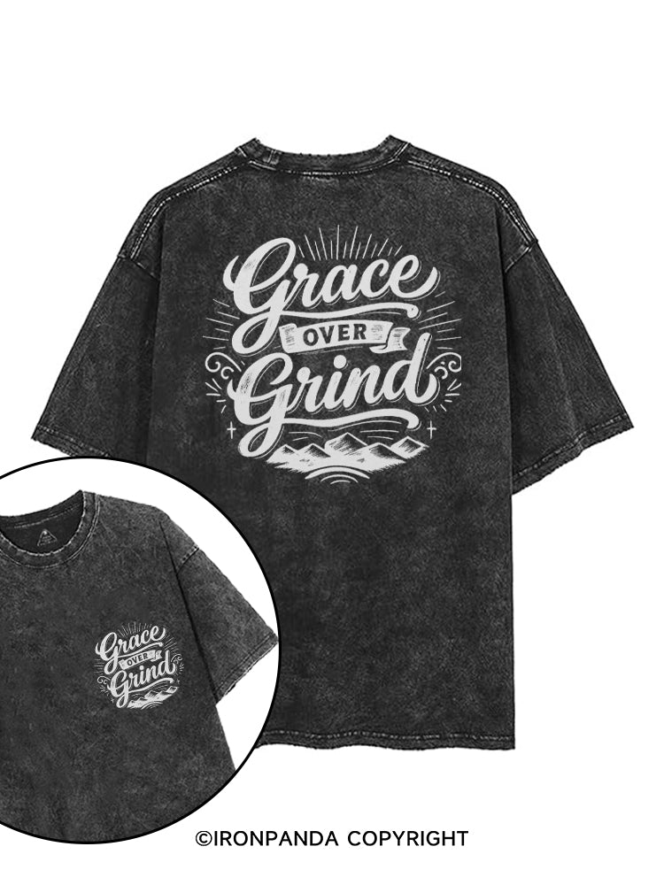GRACE OVER GRIND printed Gym Shirt