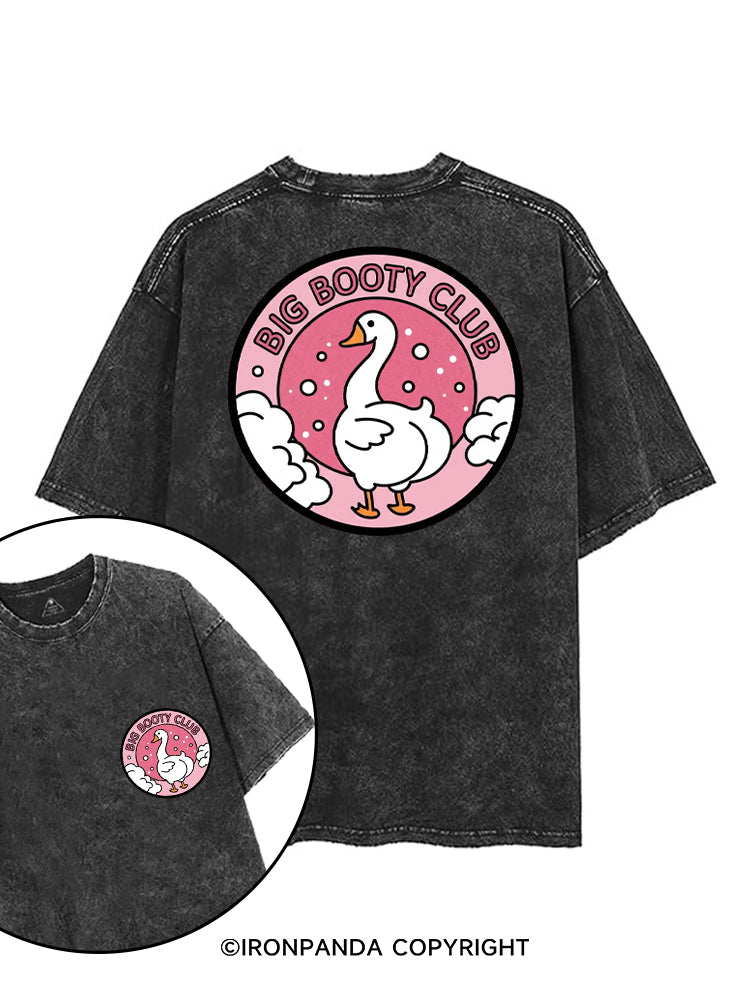 BIG BOOTY CLUB printed Gym Shirt