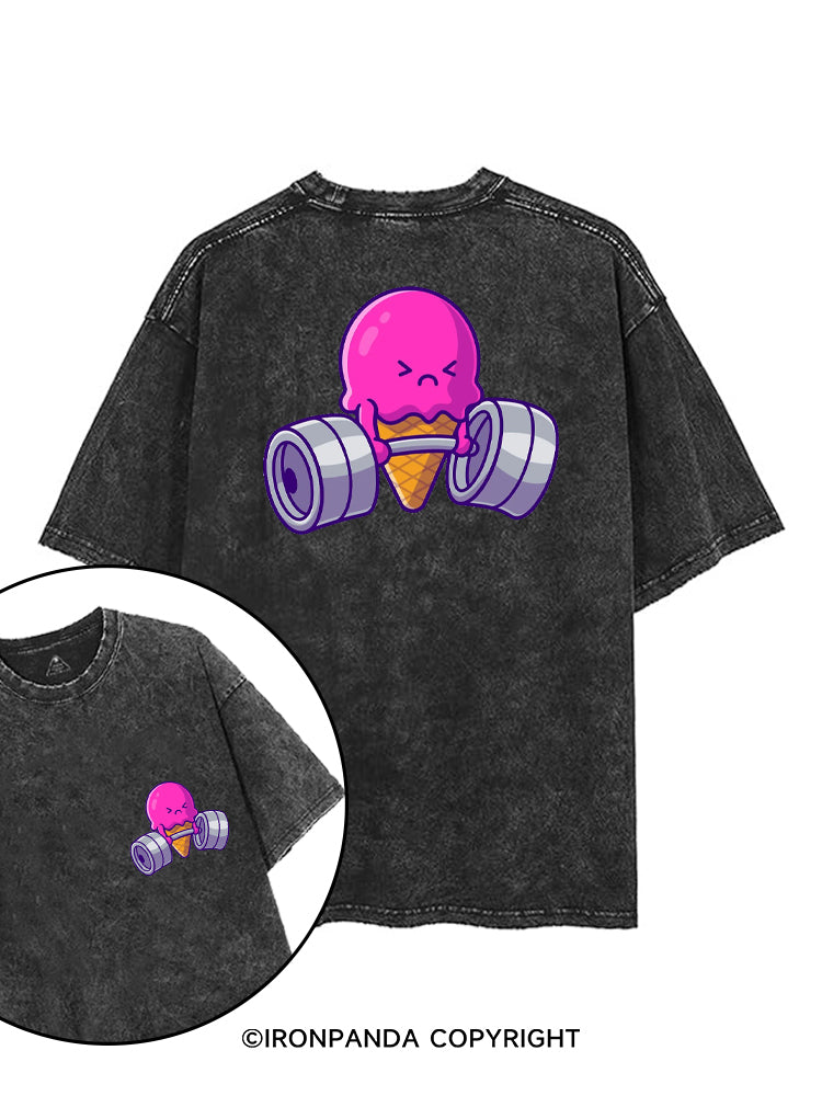 SWOLE CONE printed Gym Shirt