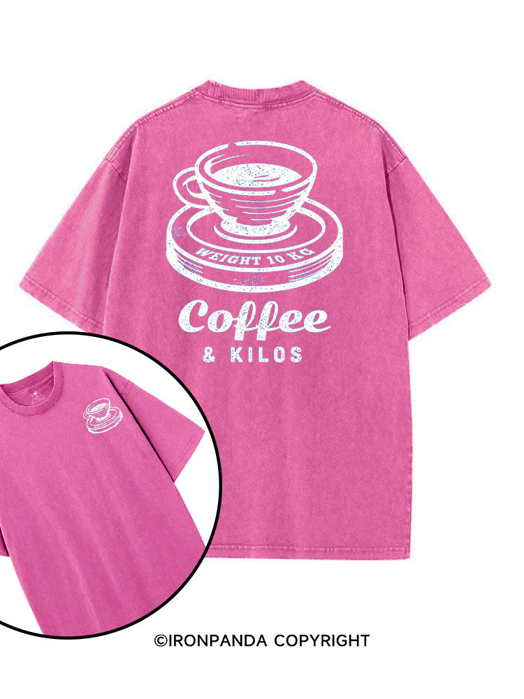 COFFEE & KILOS printed Gym Shirt
