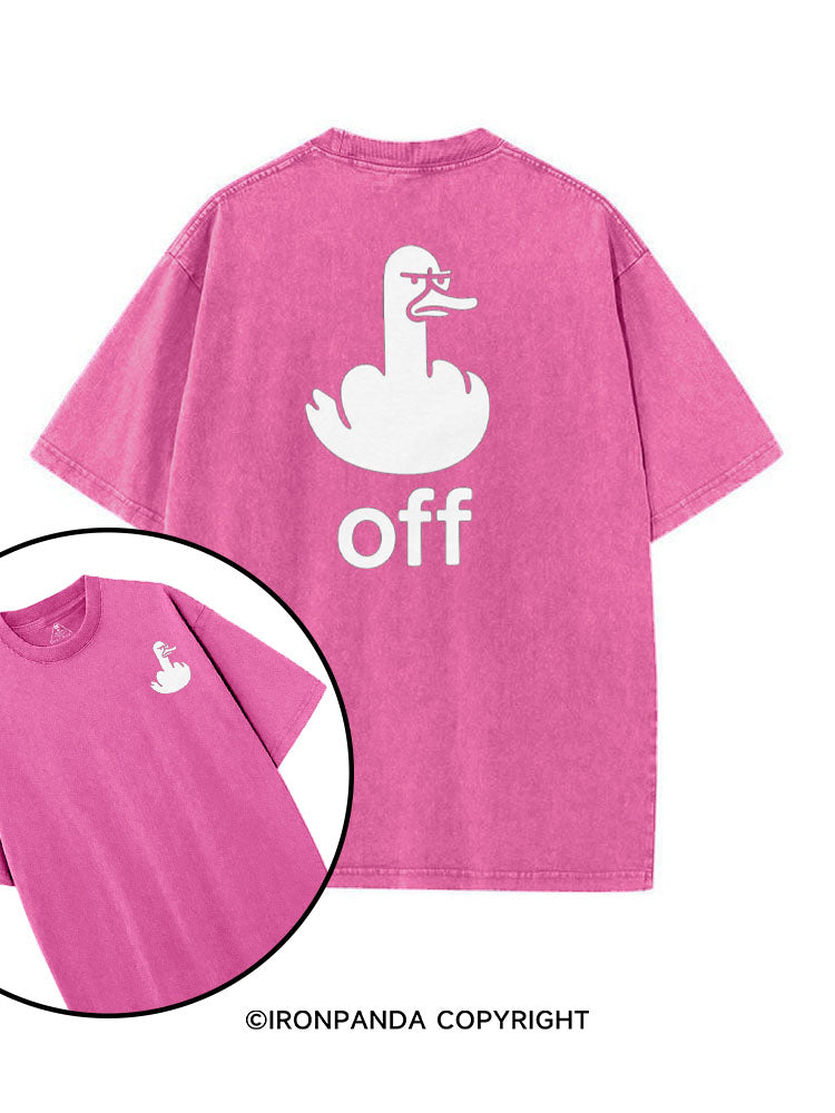 OFF SILLY GOOSE printed Gym Shirt