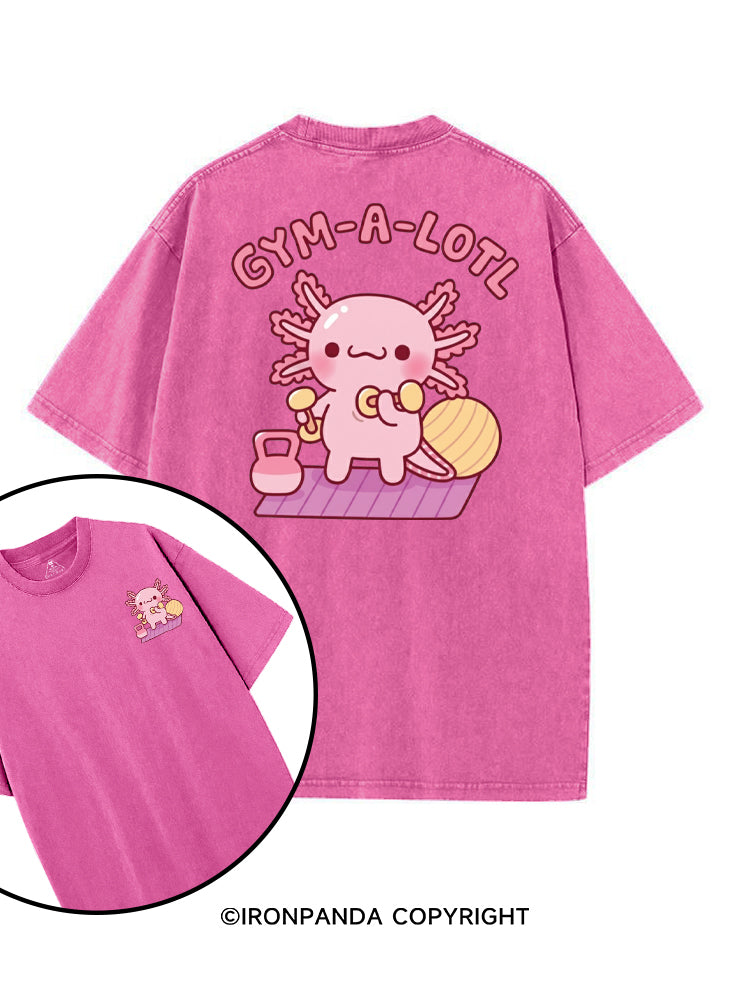 GYM-A-LOTL printed Gym Shirt