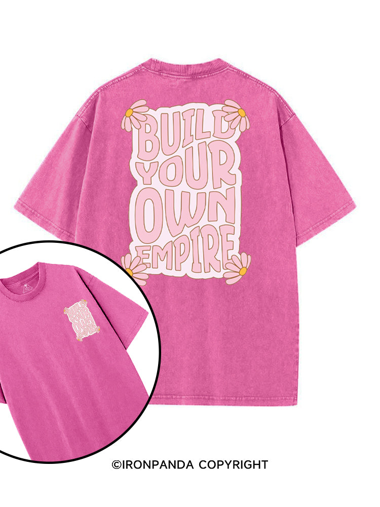 BUILD YOUR OWN EMPIRE printed Gym Shirt