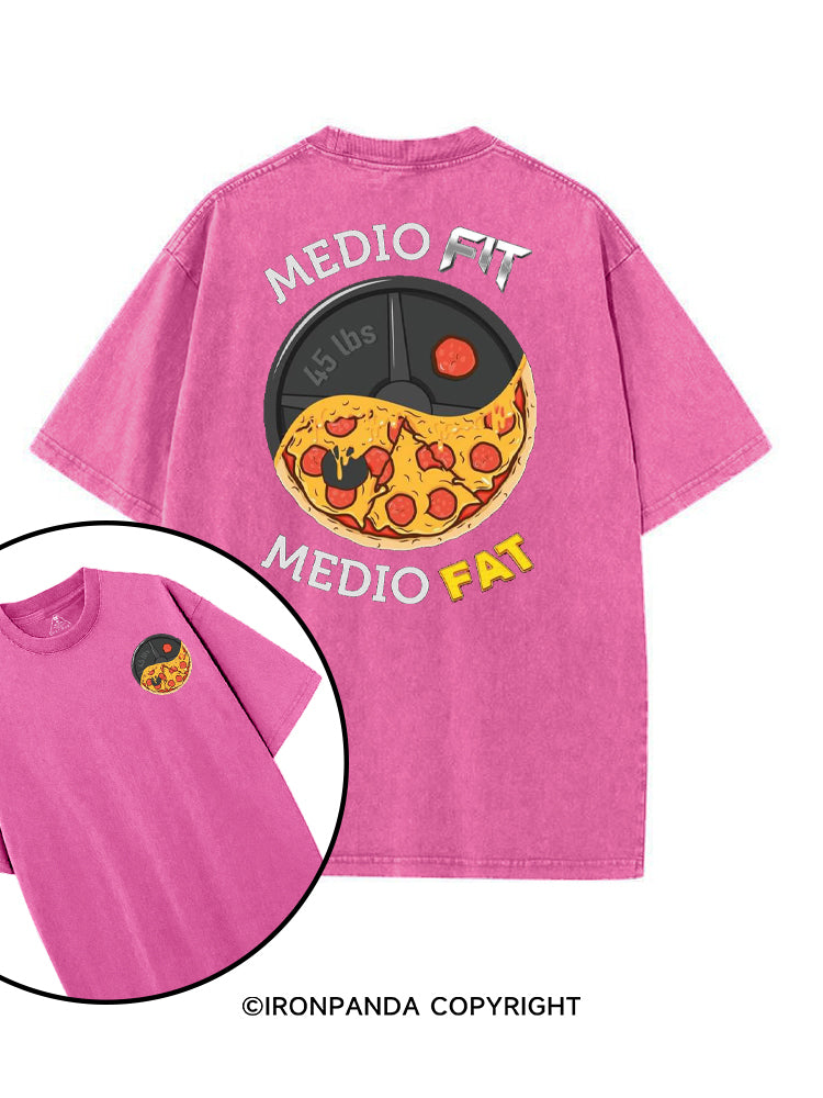 MEDIO FIT MEDIO FAT printed Gym Shirt