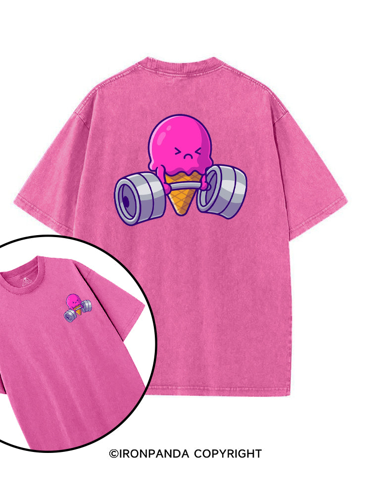 SWOLE CONE printed Gym Shirt