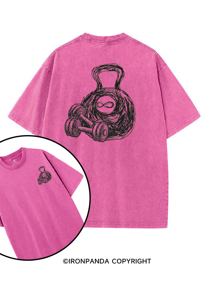 INFINITE STRENGTH printed Gym Shirt